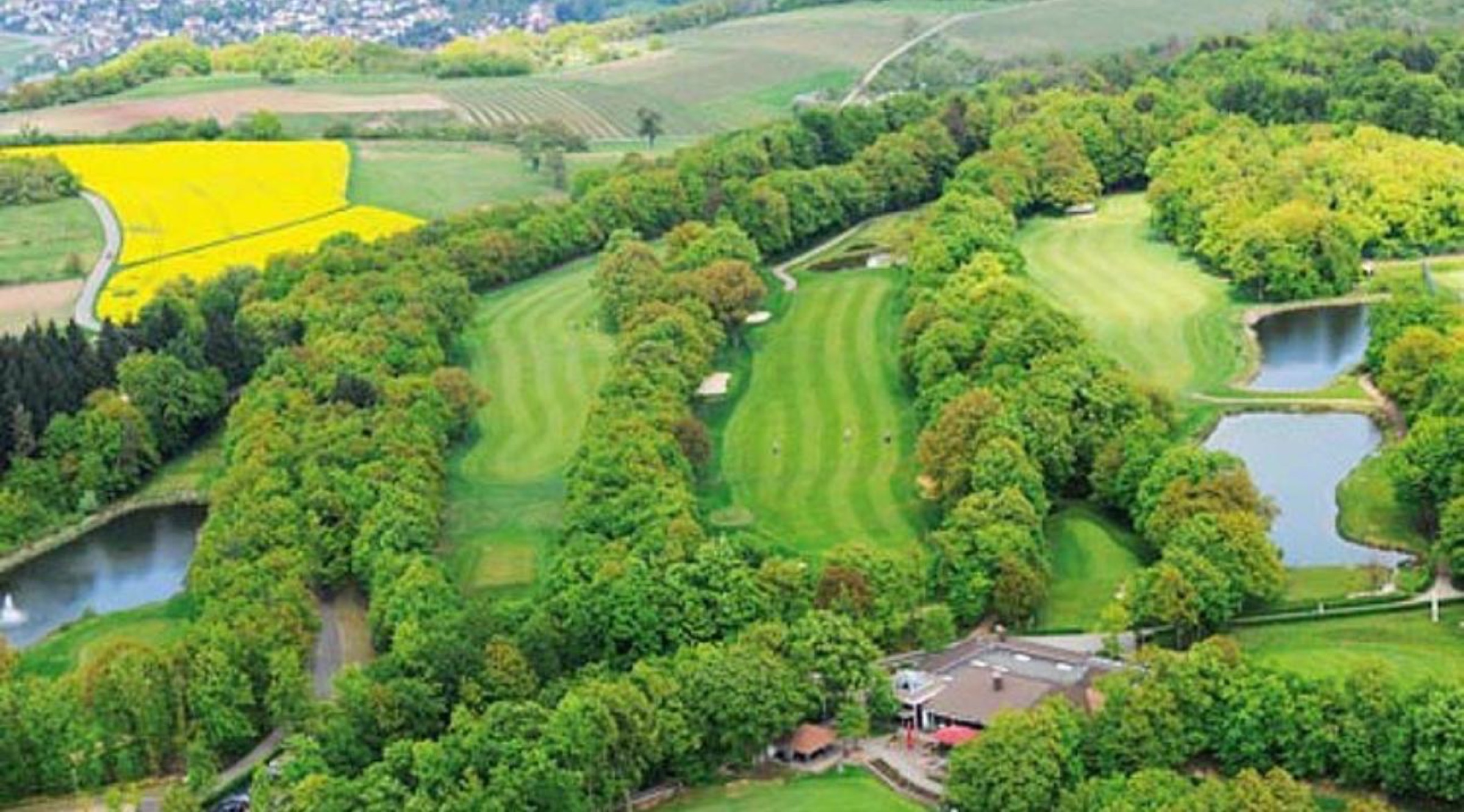Golfplatz Nahetal aus der Luft